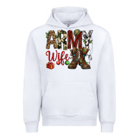 White Christmas Army wife Urban Hoodie - NancyCooperArtShop