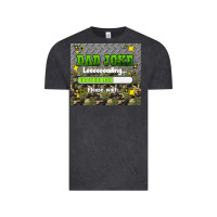 Vintage Black dad joke loading please wait Vintage Tee - HRA Design Shop