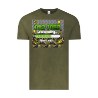Vintage Olive dad joke loading please wait Vintage Tee - HRA Design Shop