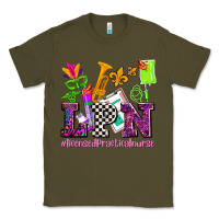 Army Green mardi gras lpn licensed practical nurse Classic Tee - AdoDesignShop