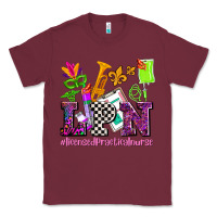 Burgundy mardi gras lpn licensed practical nurse Classic Tee - AdoDesignShop