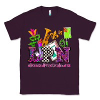 Plum mardi gras lpn licensed practical nurse Classic Tee - AdoDesignShop