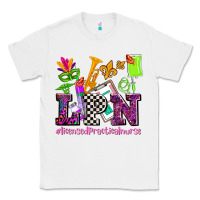 White mardi gras lpn licensed practical nurse Classic Tee - AdoDesignShop