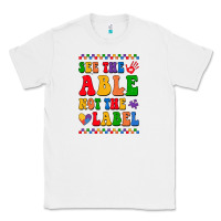 White see the able not the label Classic Tee - CowhideDigitalArt