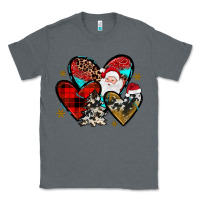 Charcoal Heather Christmas heart Classic Tee - JahusDesignShop