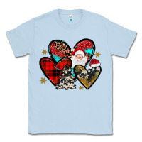 Dusty Blue Christmas heart Classic Tee - JahusDesignShop