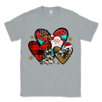 Heather Grey Christmas heart Classic Tee - JahusDesignShop