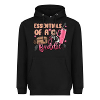 Black essentials of a baddie Heavyweight Hoodie - MaliasSmallBusiness