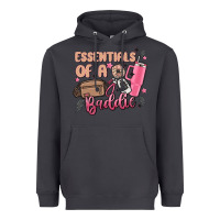 Smoke essentials of a baddie Heavyweight Hoodie - MaliasSmallBusiness