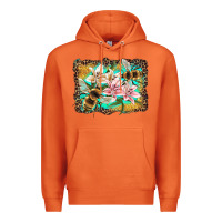 Carrot bees and lilies with leopard Premium Hoodie - Artiststas