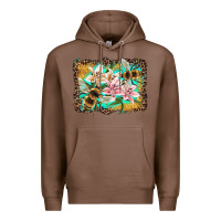 Chestnut bees and lilies with leopard Premium Hoodie - Artiststas