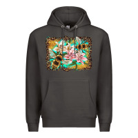 Smoke bees and lilies with leopard Premium Hoodie - Artiststas
