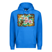 True Royal bees and lilies with leopard Premium Hoodie - Artiststas