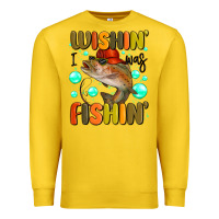 Lemon wishing i was fishing Premium Sweatshirt - MaliasSmallBusiness