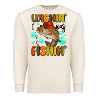 Sandshell wishing i was fishing Premium Sweatshirt - MaliasSmallBusiness