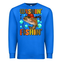 True Royal wishing i was fishing Premium Sweatshirt - MaliasSmallBusiness