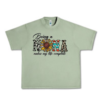 Oil Green being nana makes my life complate Urban Heavy Tee - CowhideDigitalArt