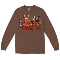 Chestnut love christmas reindeer Long Sleeve Tee - Jasminsmagicworld