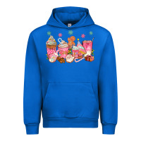 Cobalt Pink gingerbread coffee cups Urban Hoodie - texasbilliewilder