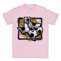Bubblegum Pink leopard soccer texas map Classic Tee - Jasminsmagicworld