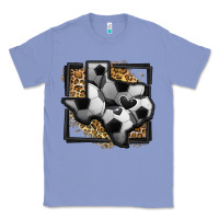 Colony Blue leopard soccer texas map Classic Tee - Jasminsmagicworld