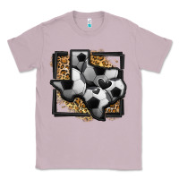 Lilac leopard soccer texas map Classic Tee - Jasminsmagicworld