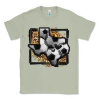 Matcha leopard soccer texas map Classic Tee - Jasminsmagicworld