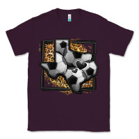 Plum leopard soccer texas map Classic Tee - Jasminsmagicworld