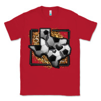Red leopard soccer texas map Classic Tee - Jasminsmagicworld