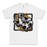 White leopard soccer texas map Classic Tee - Jasminsmagicworld