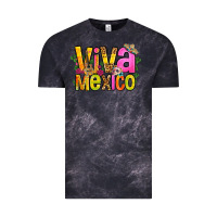 Cloud Black viva mexico long live mexico Vintage Tee - FaDigitalArtStudio