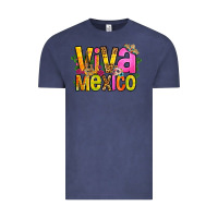 Vintage Denim viva mexico long live mexico Vintage Tee - FaDigitalArtStudio