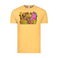 Vintage Mustard viva mexico long live mexico Vintage Tee - FaDigitalArtStudio