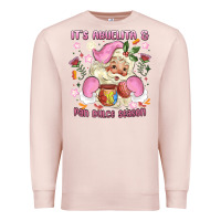 Pale Pink its abuelita and pan dulce season mexican santa Premium Sweatshirt - MaliasSmallBusiness