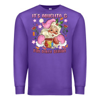 Purple its abuelita and pan dulce season mexican santa Premium Sweatshirt - MaliasSmallBusiness