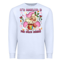 White its abuelita and pan dulce season mexican santa Premium Sweatshirt - MaliasSmallBusiness