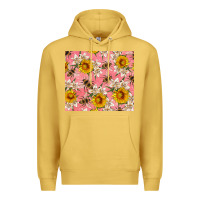 Antique Gold bees and flowers Premium Hoodie - Artiststas