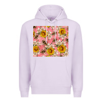 Lilac bees and flowers Premium Hoodie - Artiststas