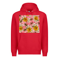 Red bees and flowers Premium Hoodie - Artiststas