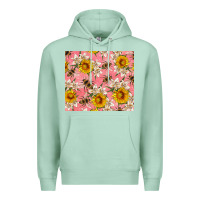 Seafoam bees and flowers Premium Hoodie - Artiststas