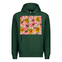 Sports Green bees and flowers Premium Hoodie - Artiststas