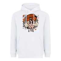White basketball game day Heavyweight Hoodie - MaliasSmallBusiness