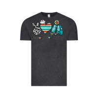 Vintage Black peace love nursing Vintage Tee - CowhideDigitalArt