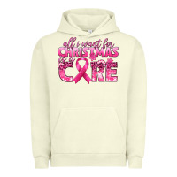 Pigment Pistachio all i want for christmas is a cure breast cancer Urban Hoodie - texasbilliewilder