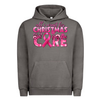 Pigment Tornado all i want for christmas is a cure breast cancer Urban Hoodie - texasbilliewilder