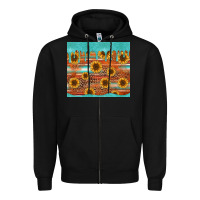 Black turquoise leopard distressed serape background tumbler Zipper Hoodie - Jasminsmagicworld