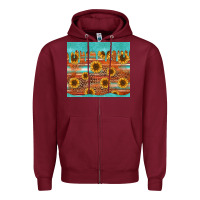 Burgundy turquoise leopard distressed serape background tumbler Zipper Hoodie - Jasminsmagicworld