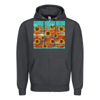 Smoke turquoise leopard distressed serape background tumbler Zipper Hoodie - Jasminsmagicworld