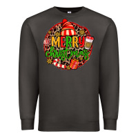 Smoke merry leopard merry christmas Premium Sweatshirt - MaliasSmallBusiness
