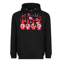 Black all you need is love Heavyweight Hoodie - NancyCooperArtShop